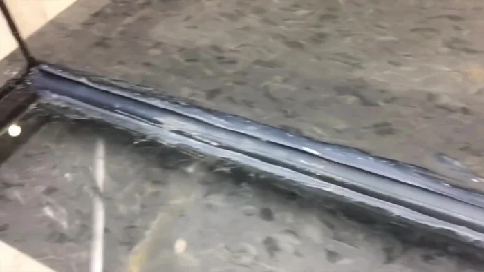 Allow the silicone to cure completely (approximately 72 hours).