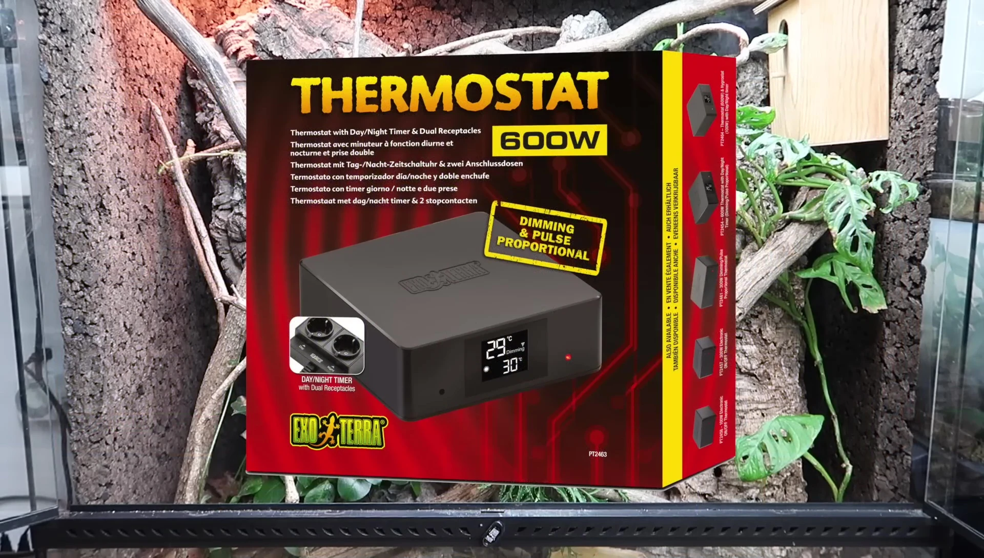 Image of the 600W digital thermostat with dual receptacles