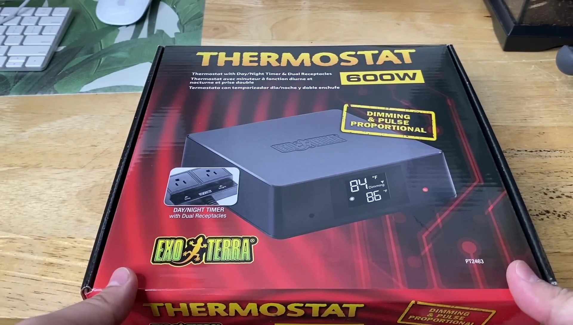 Unboxing the 600W thermostat