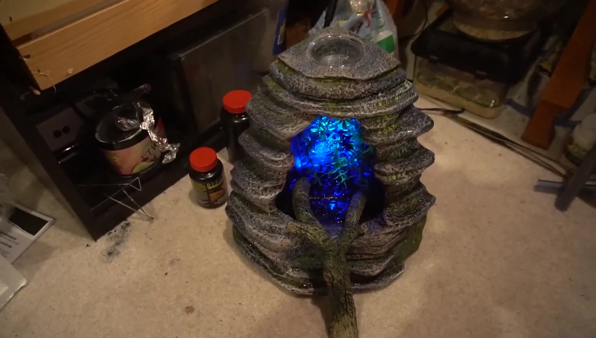 The completed and assembled Zilla Spring Cave
