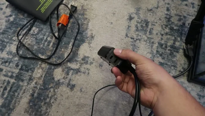 Plug the heat mat into the thermostat.