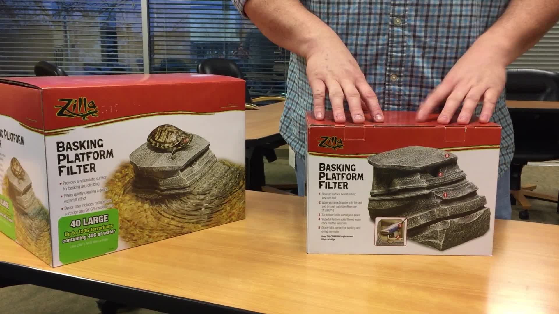 Unboxing the Zilla Basking Platform Filter