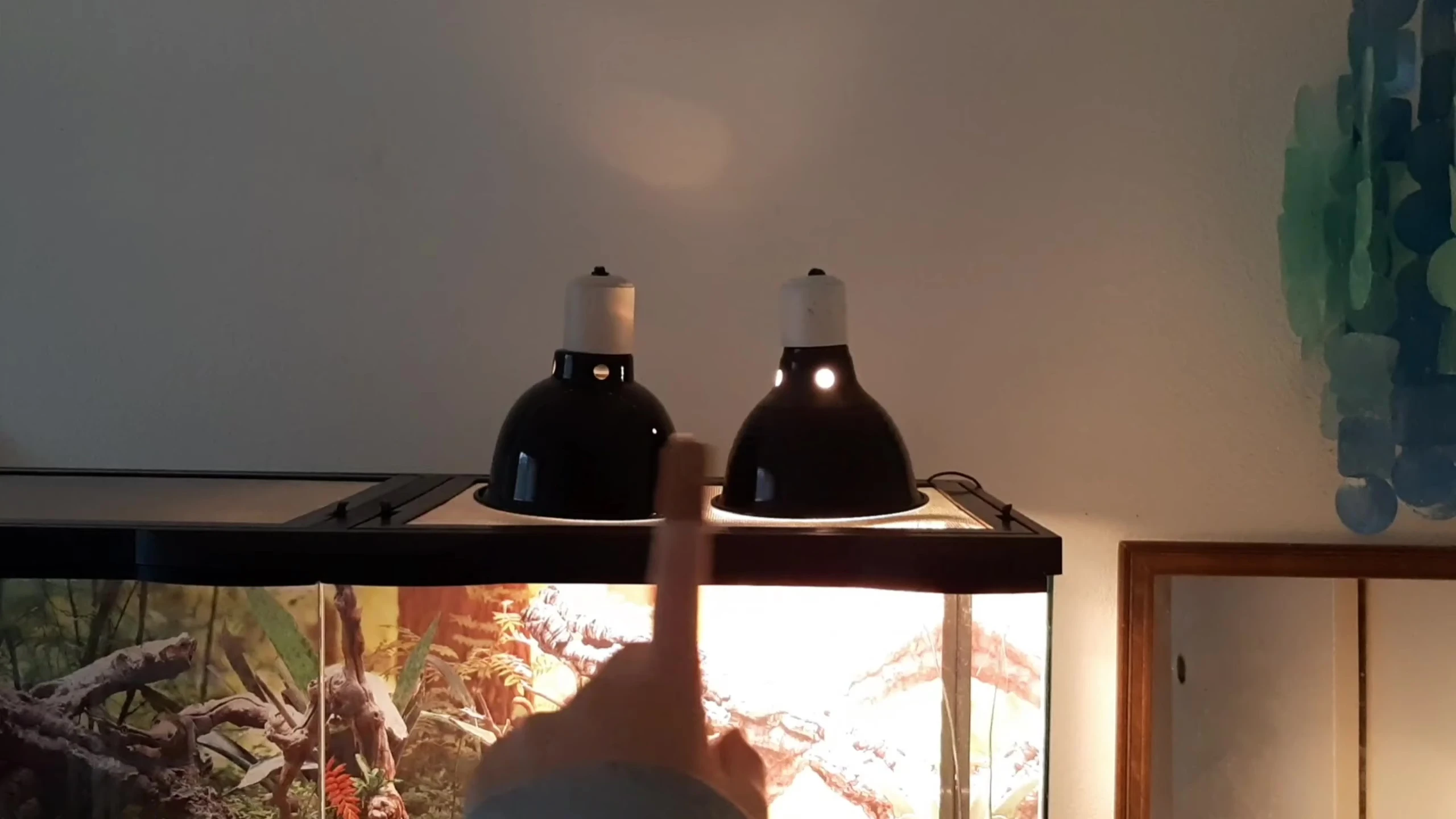Ceramic heat emitter and UVA/UVB bulb