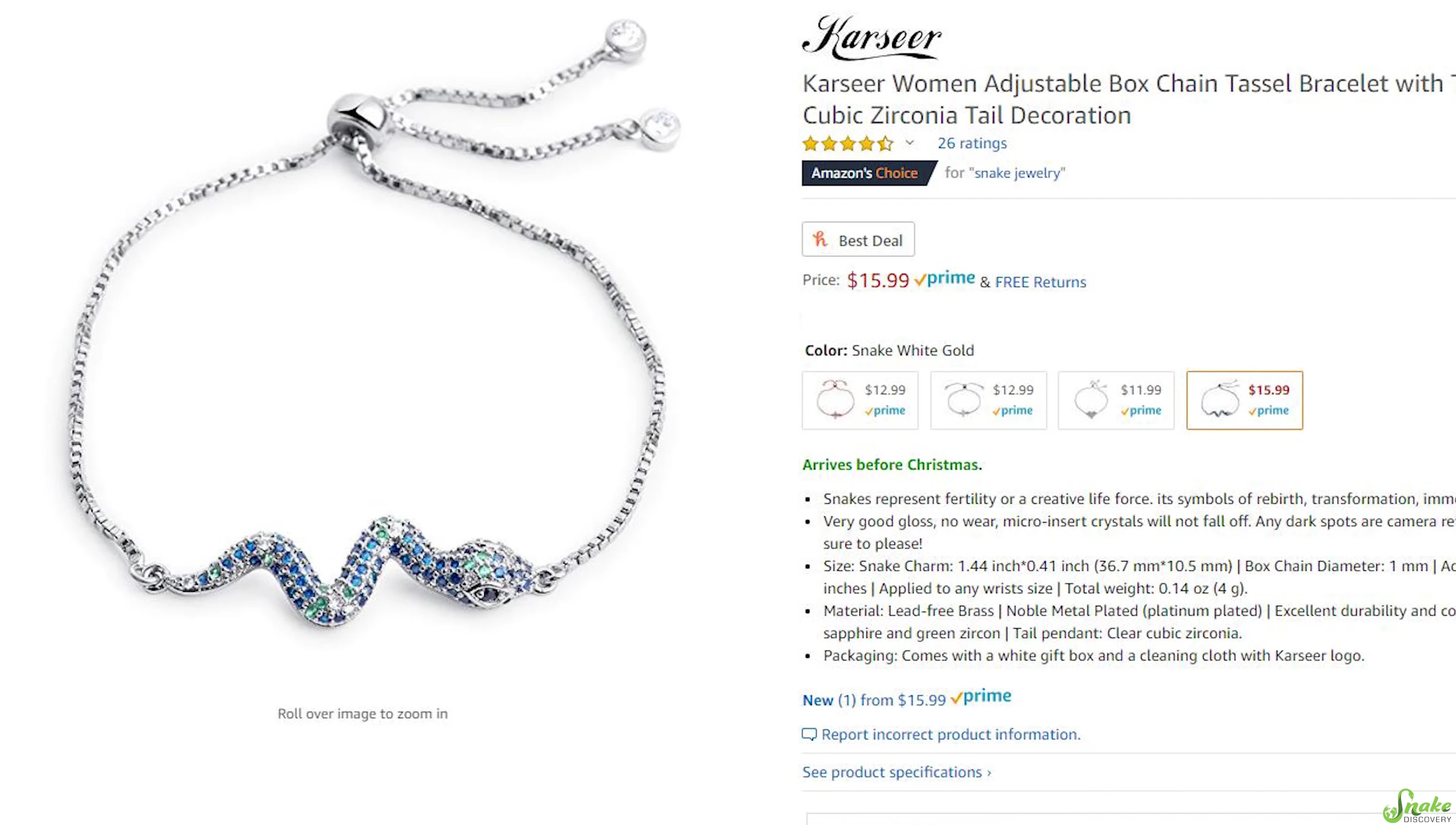 Reptile jewelry