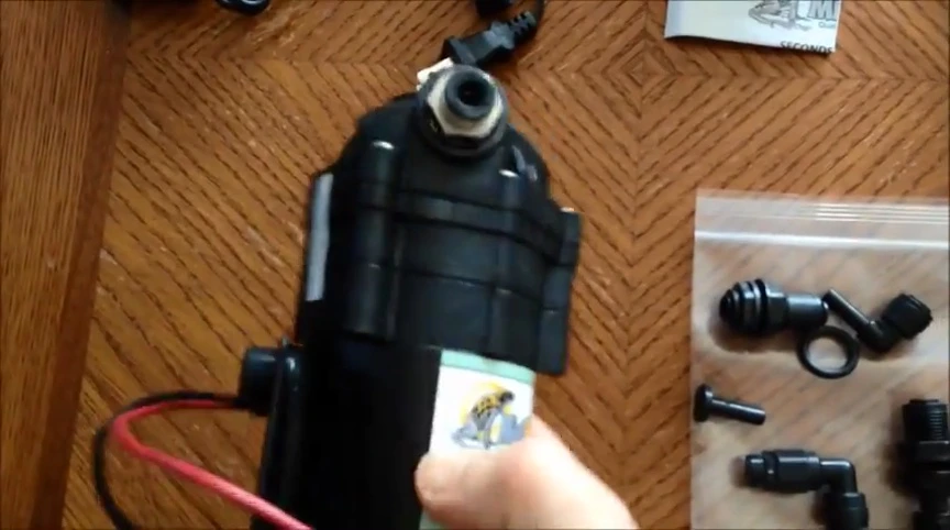Close-up of the MistKing motor