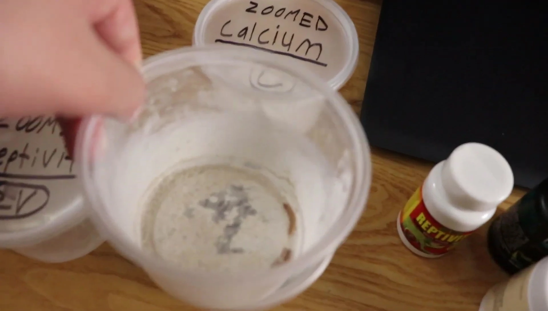 Mealworms dusted with Repashy Calcium Plus
