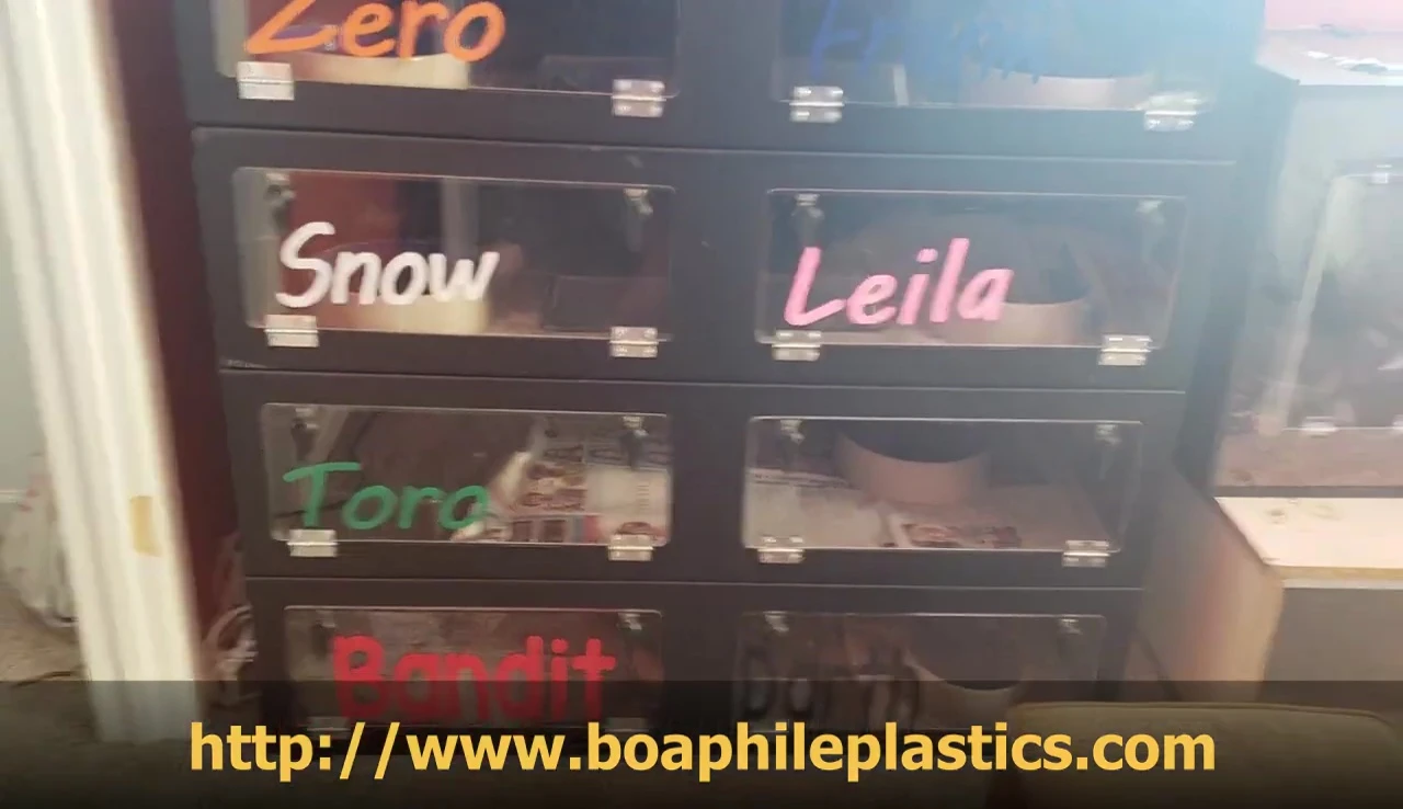 Boaphiles Plastics cage stack