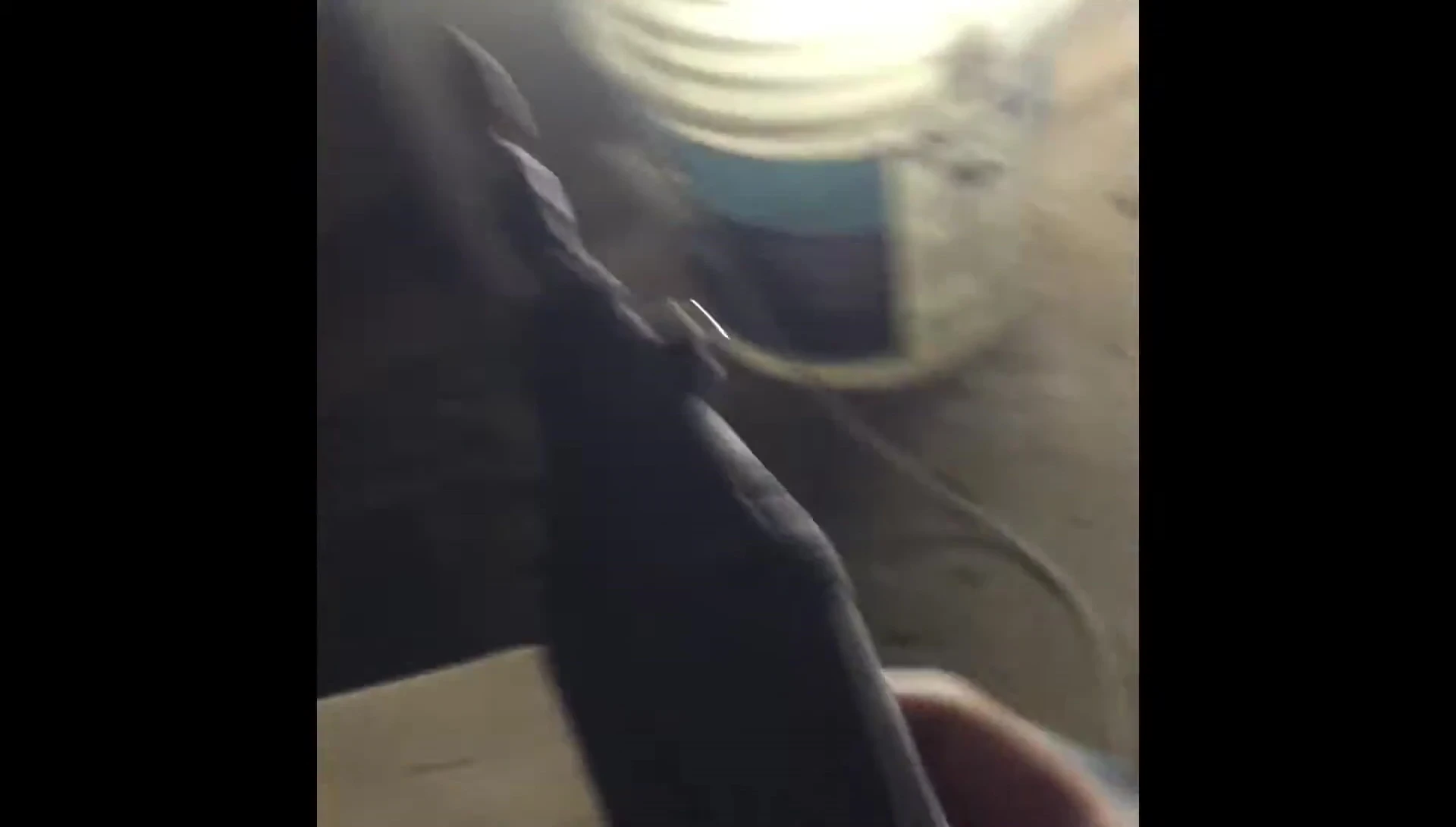 Carving tool being used on the wood