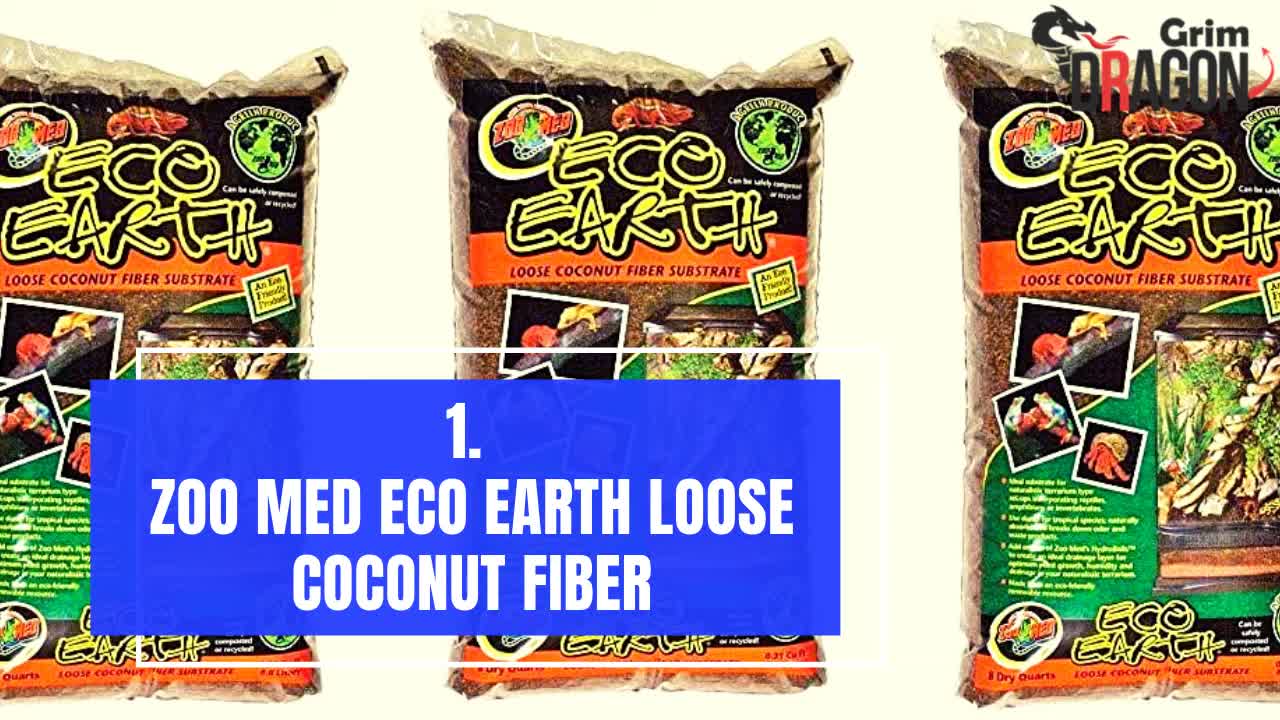 Close-up of Zoo Med Eco Earth coconut fiber substrate