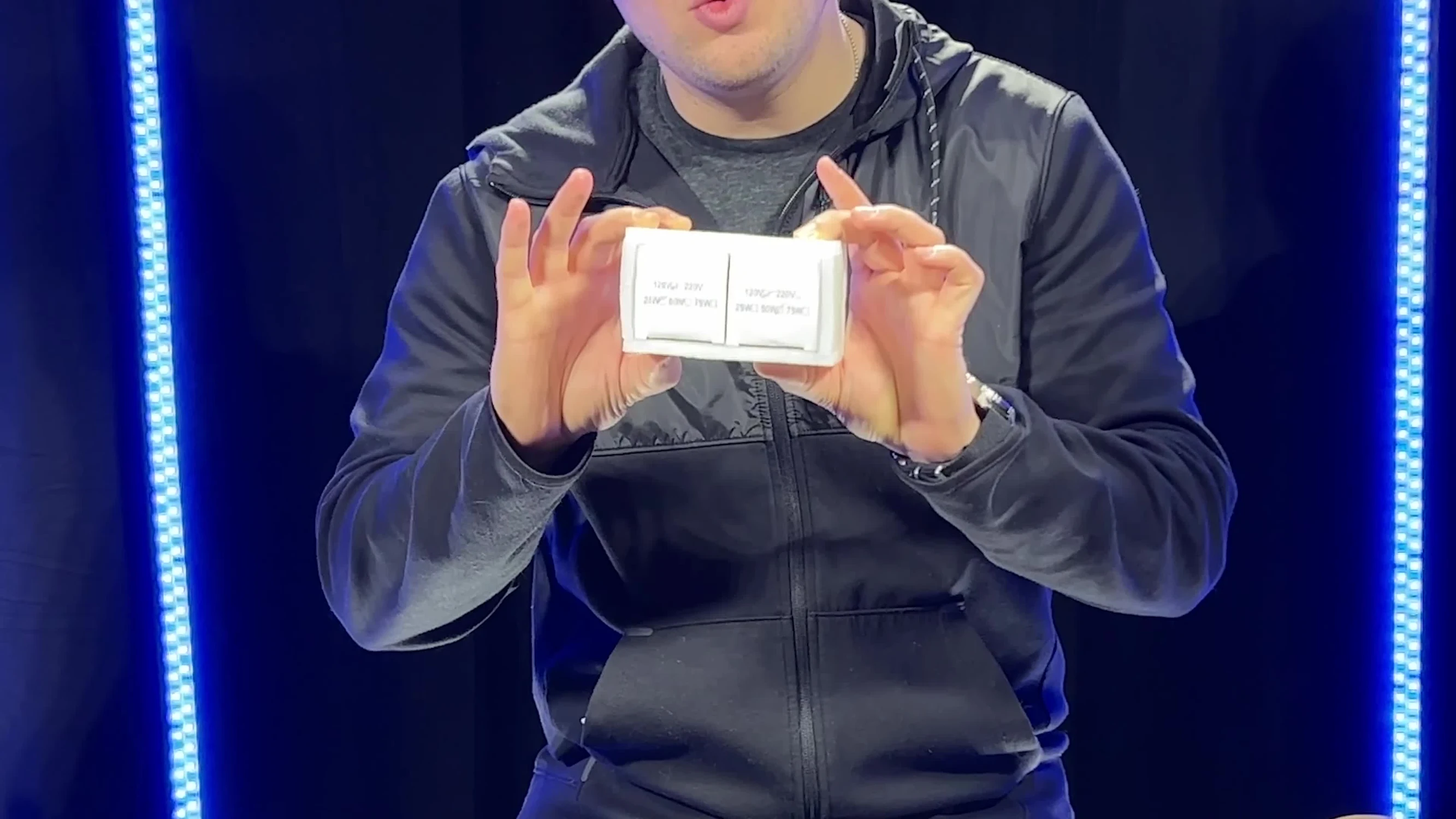 The 25-watt and 50-watt bulbs included in the package