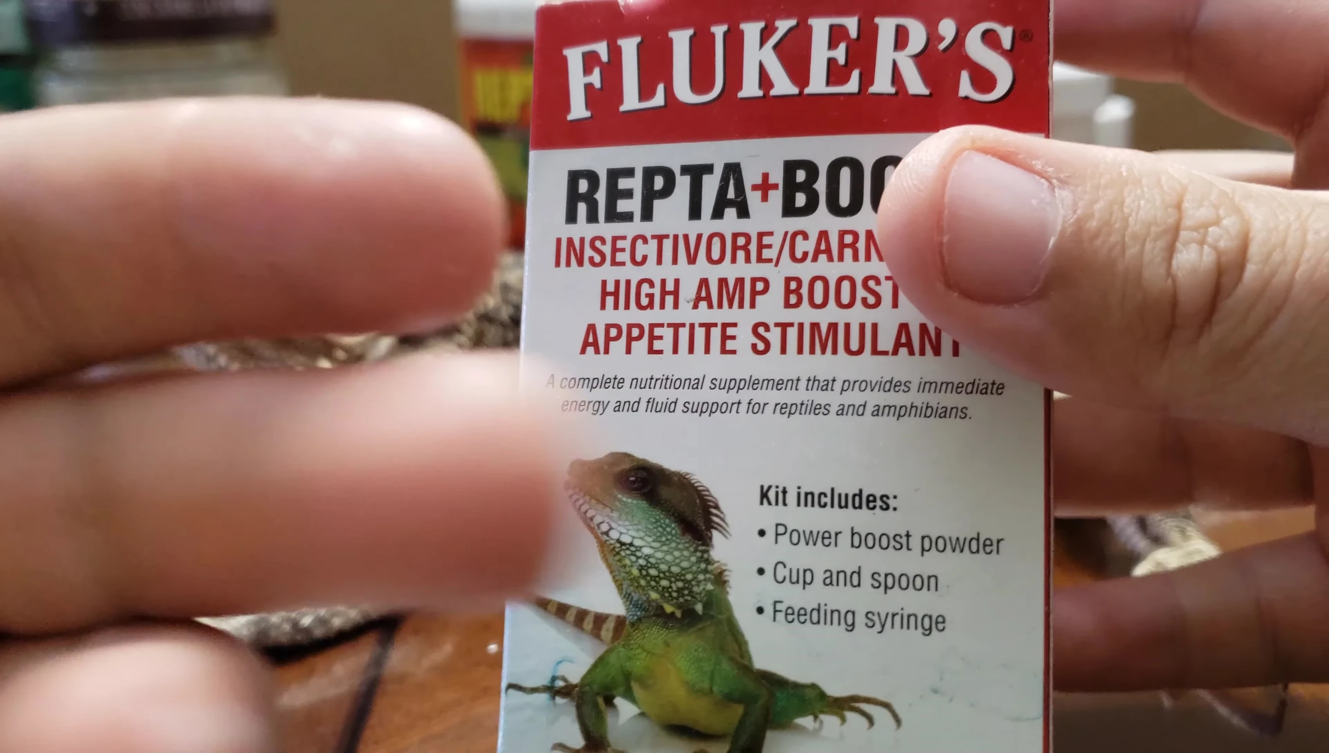 Container of Repti-Boost powder.
