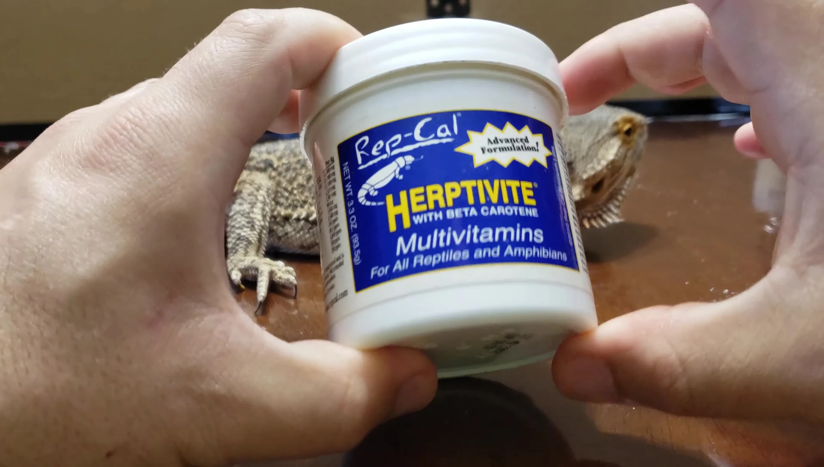 Container of Rep-Cal Herptivite.