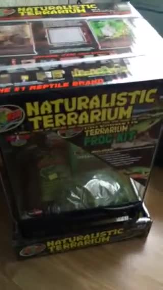 The box containing the Zoo Med Frog Kit.