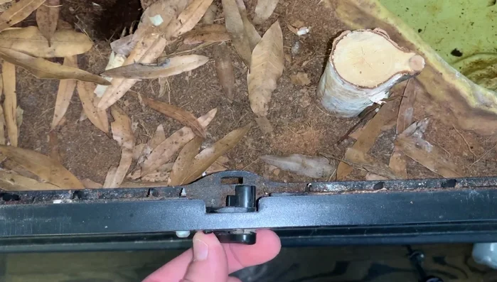 Undo the old, broken lock (this might take time and require tools like a flat-edge screwdriver).