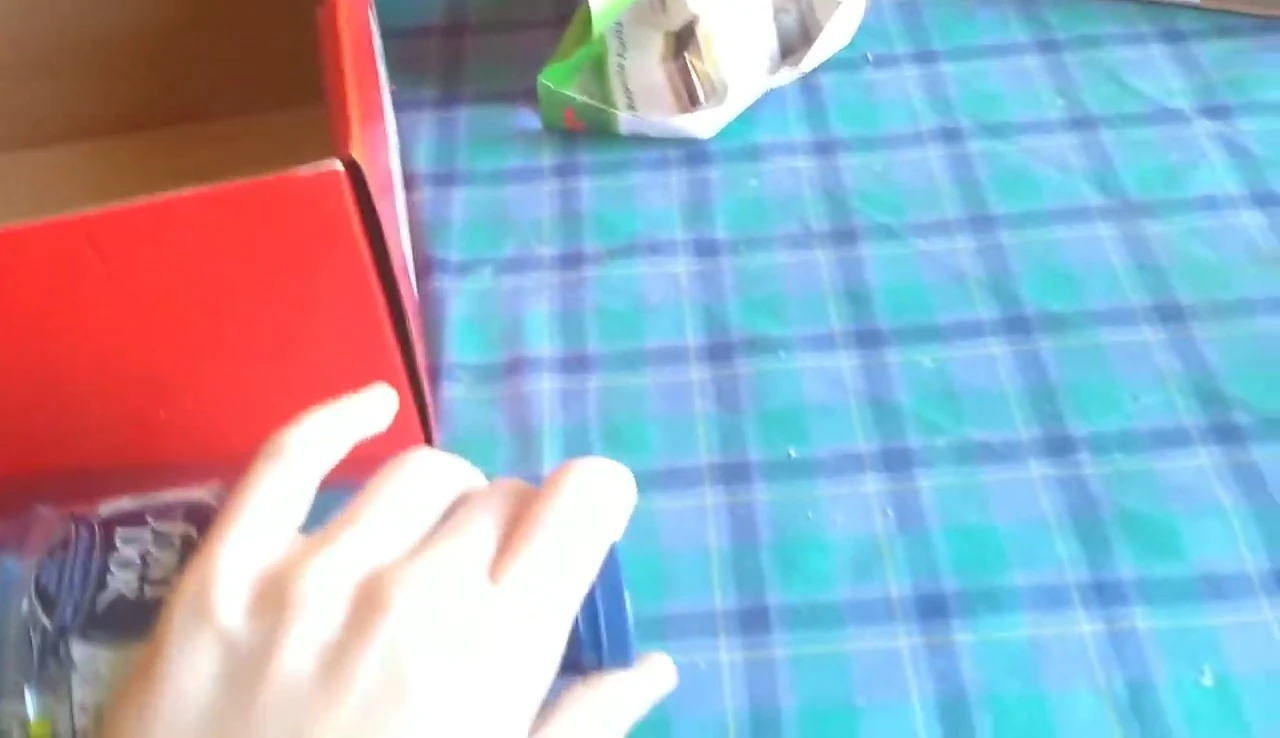 Mice being carefully handled