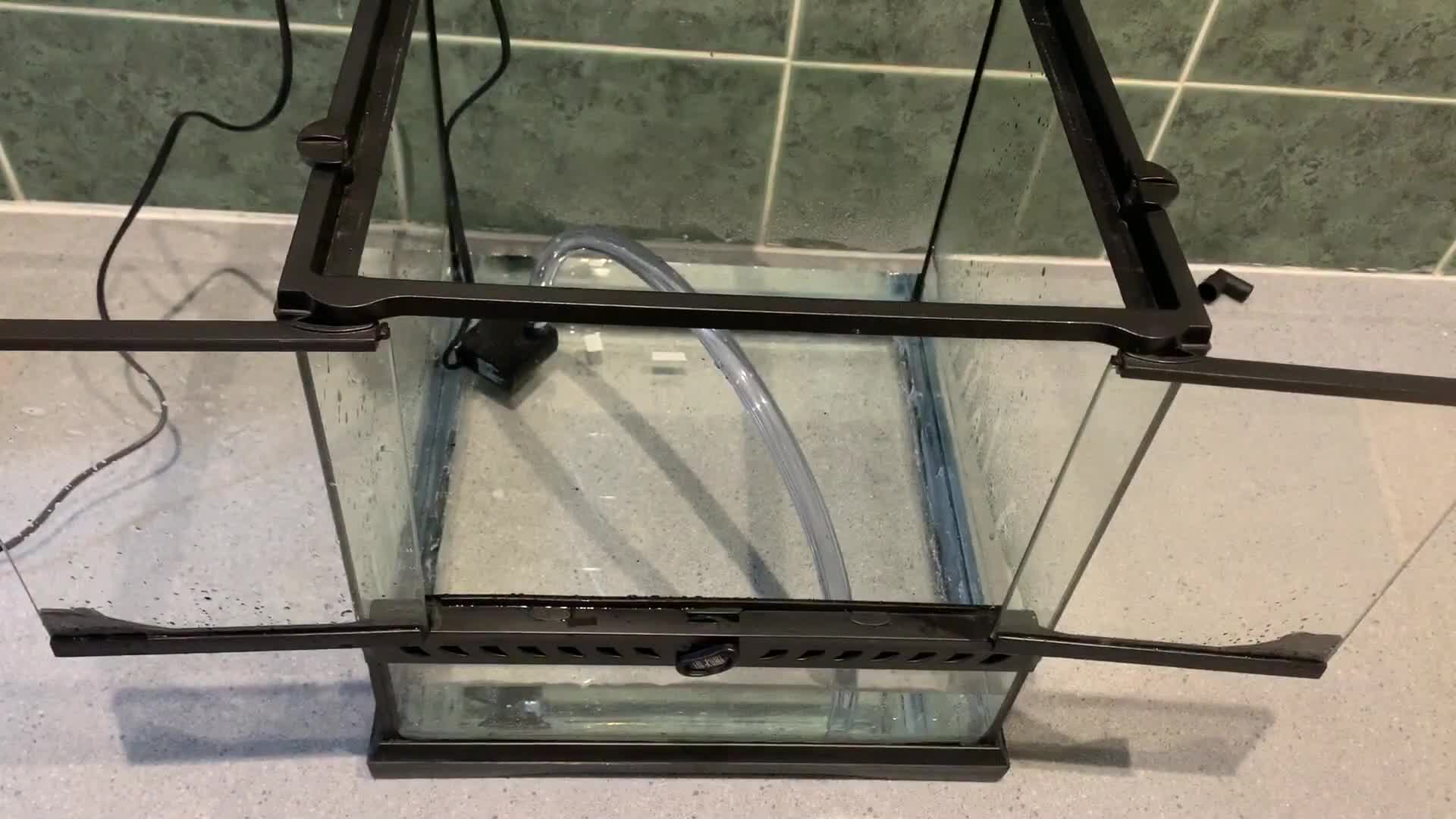Testing the water pump before starting the build