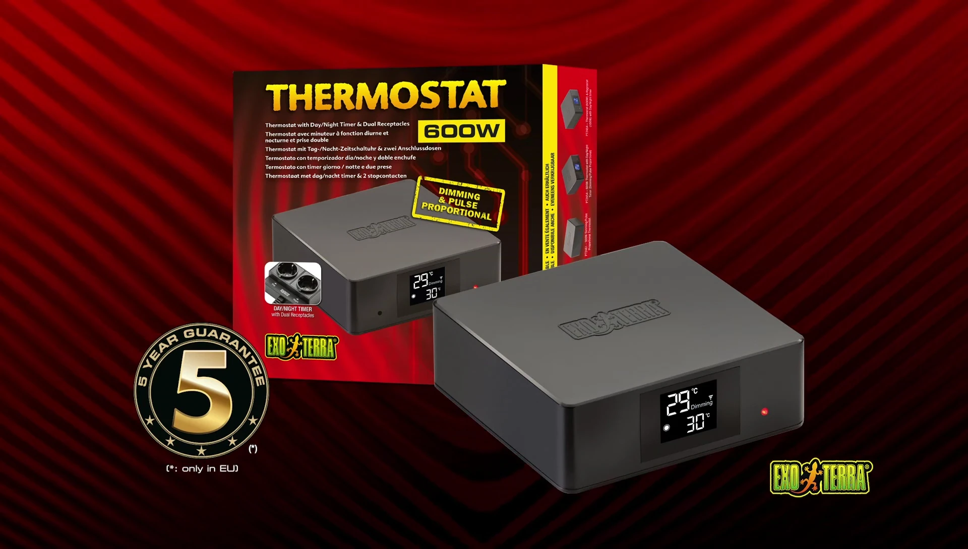 Text summarizing the positive features of the thermostat.