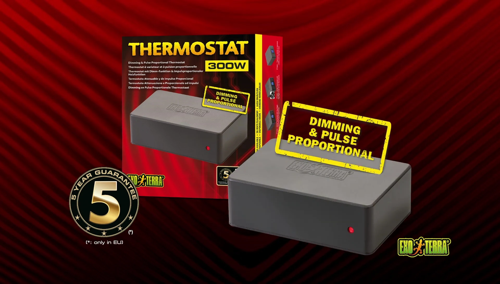 Comparison of dimming/pulse proportional vs. on/off thermostat functions