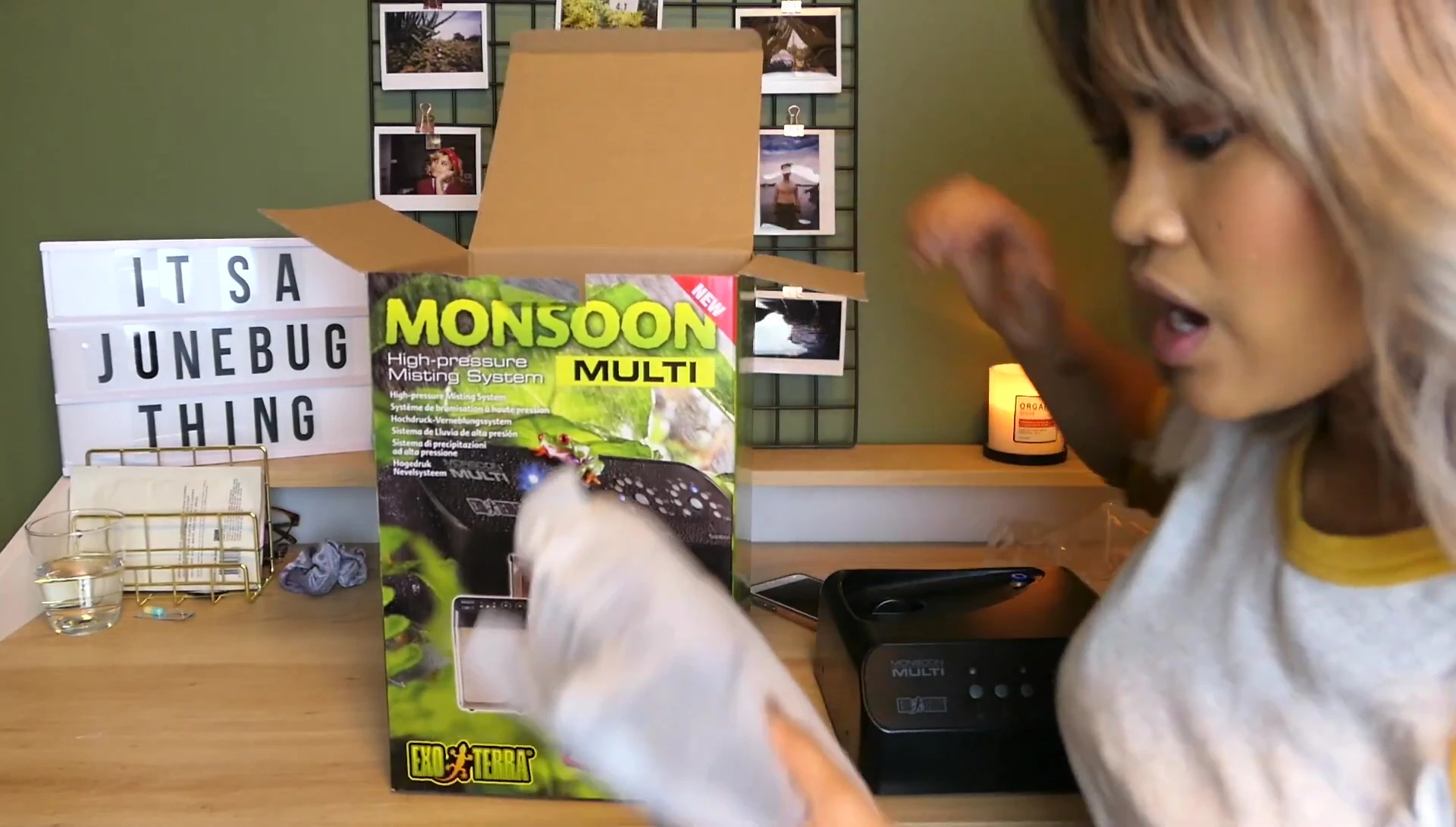 Close-up of the internal components of the Monsoon Multi.