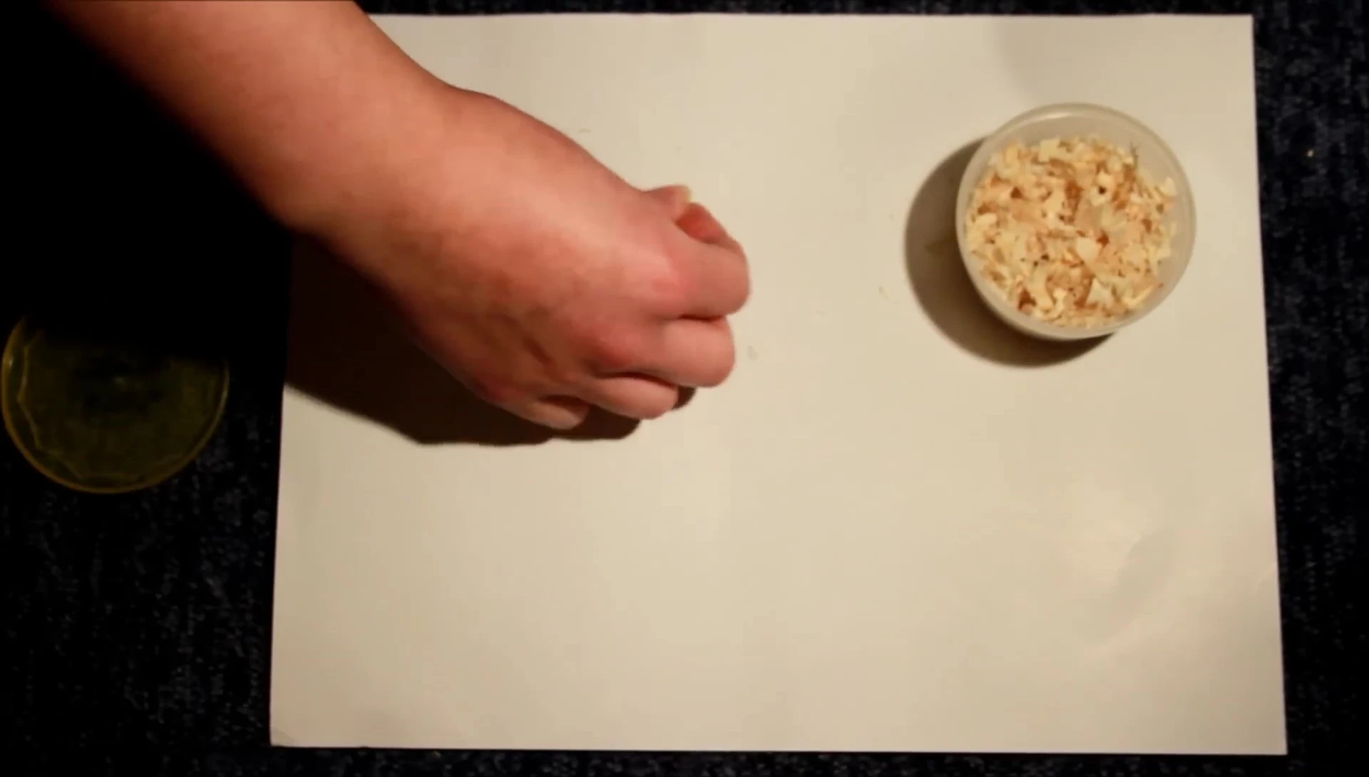 Mealworms turning into cocoons