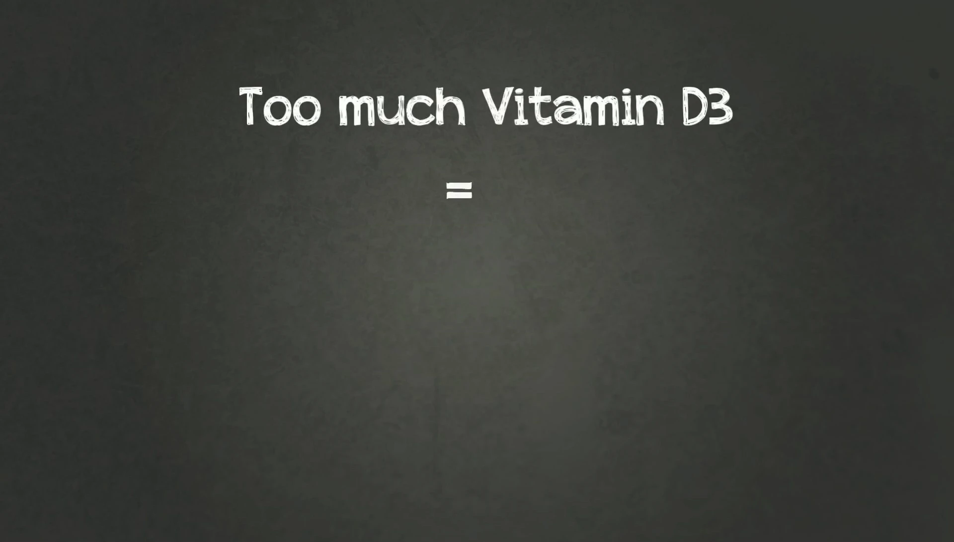 Image illustrating the potential risks of over-supplementation with vitamin D3.