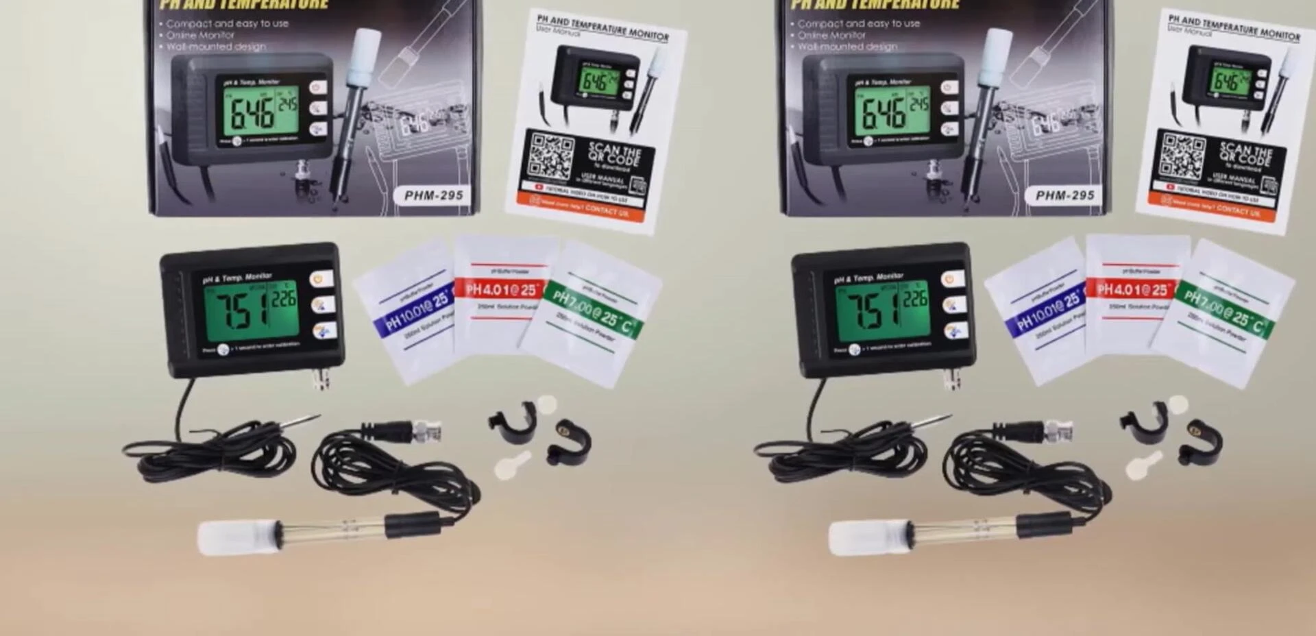 The Gain Express meter's large, backlit display
