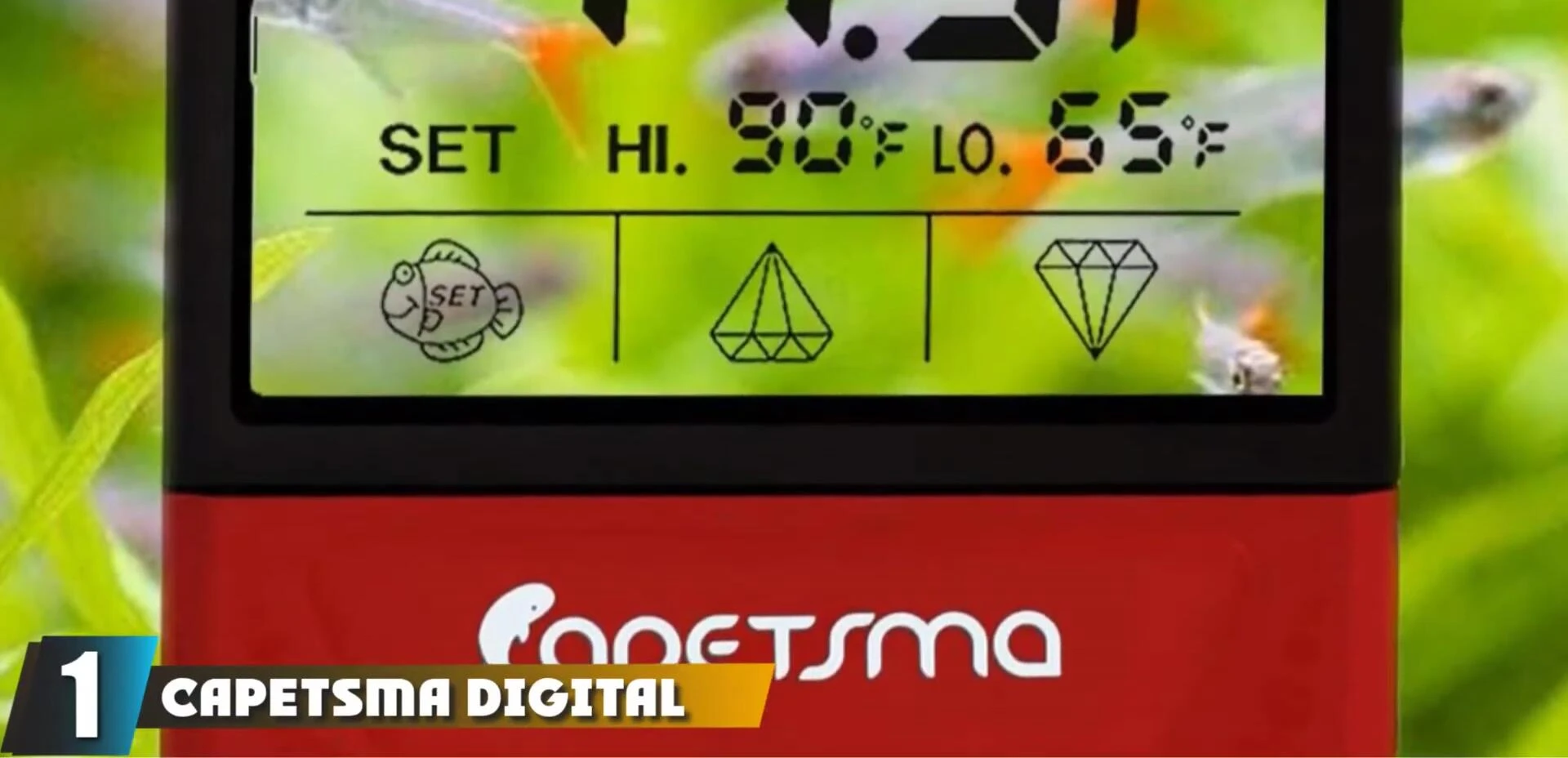 Kappa SMA Digital Touch Screen Fish Tank Thermometer