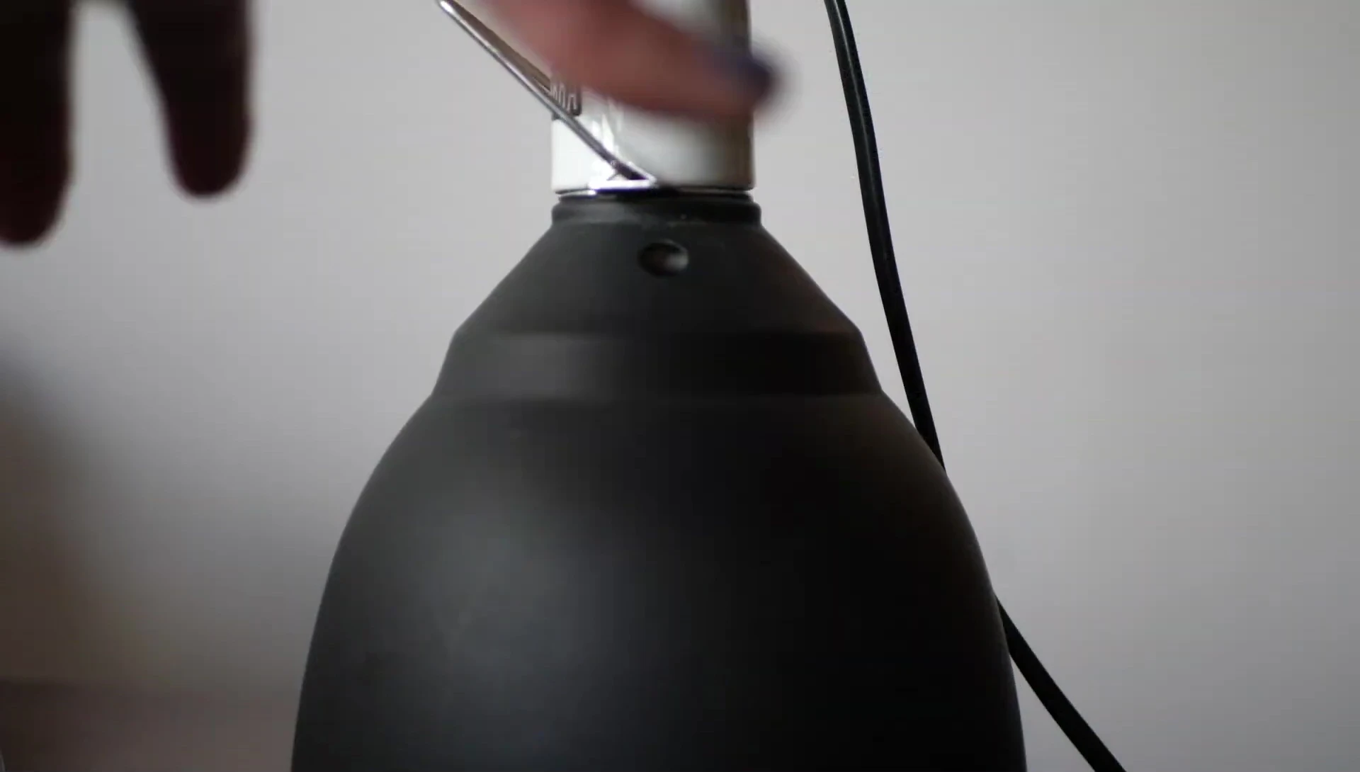 Image showing the deep heat projector installed and temperature reading