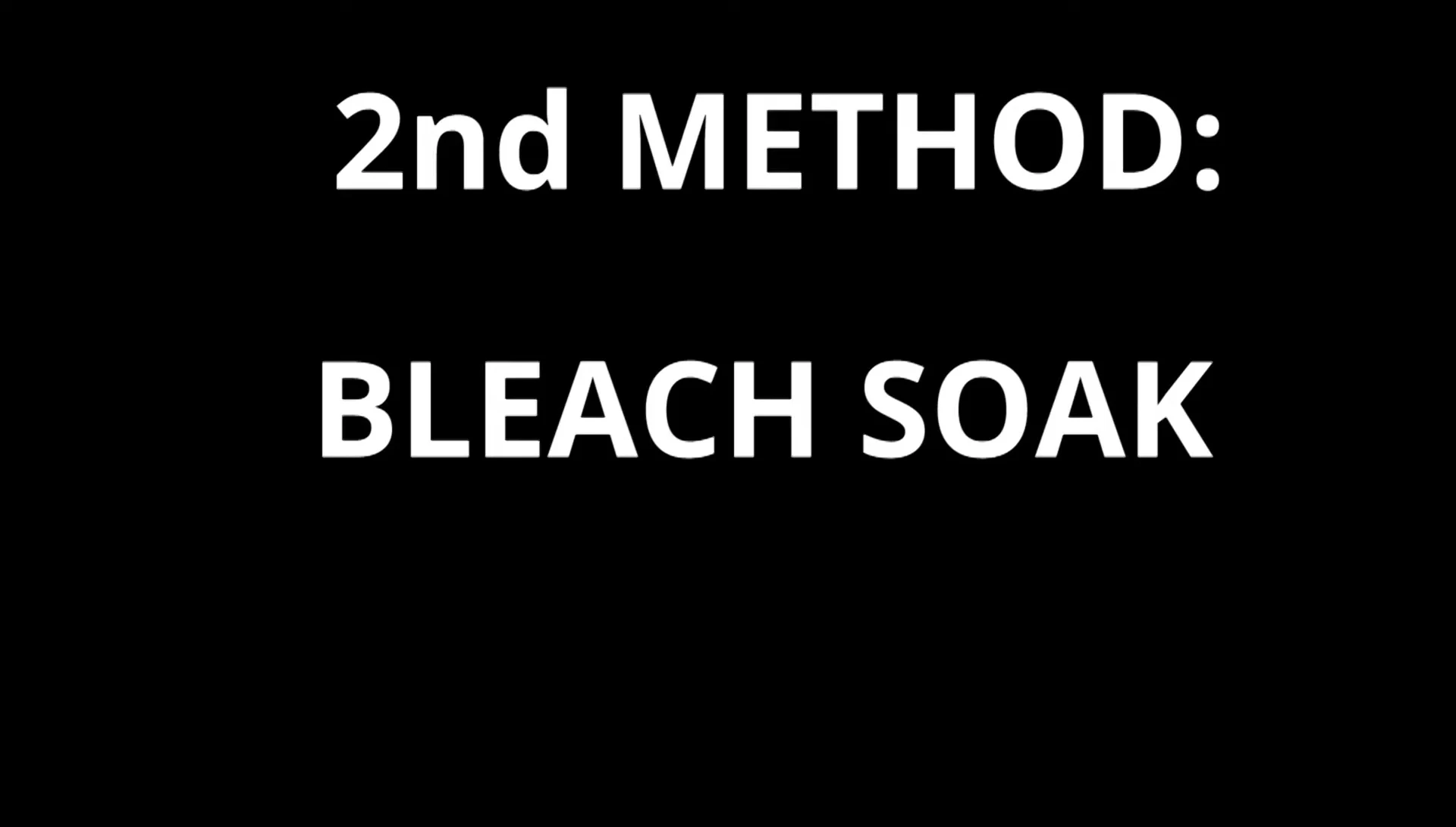 Preparing bleach solution