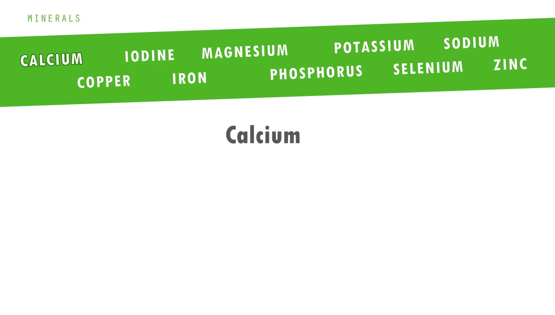 Image focusing on the role of calcium in bone health.