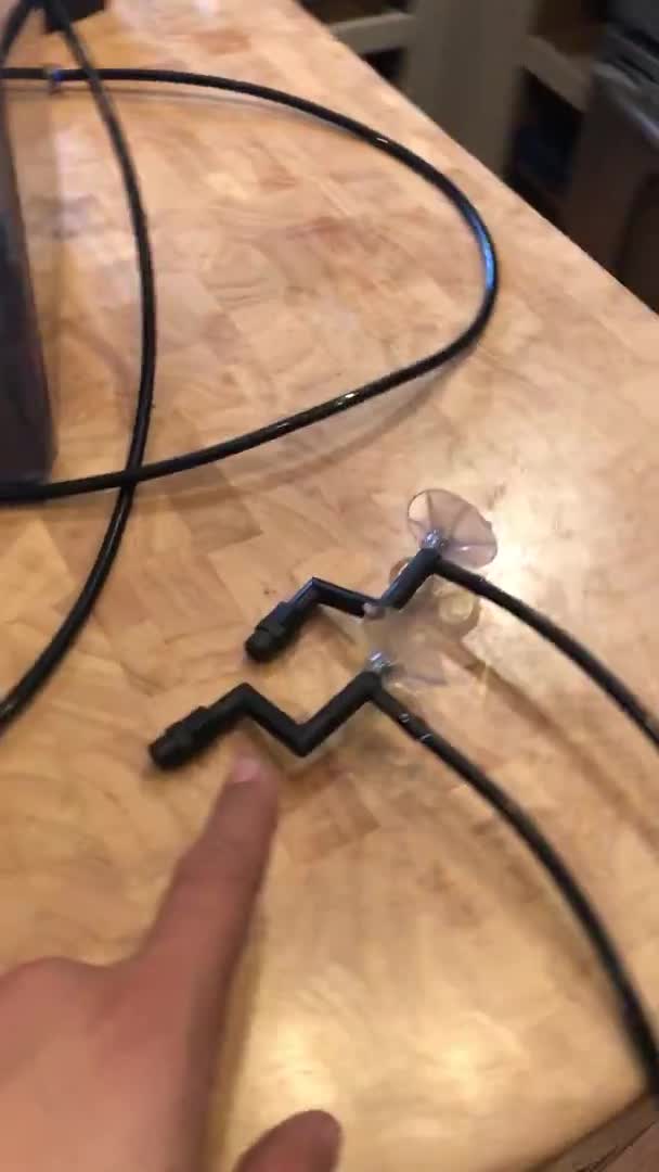 Dual nozzle setup demonstrating versatility