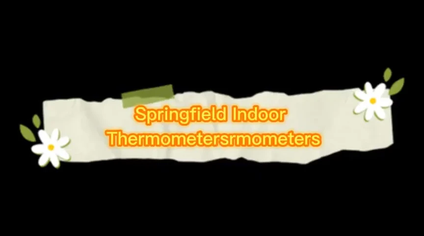 The Springfield thermometer, highlighting its classic dial design.