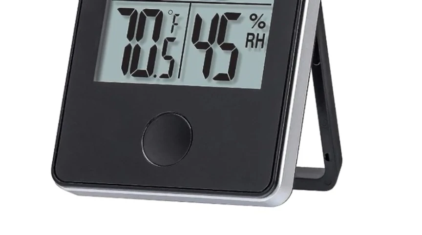 The Taylor thermometer highlighting its easy-to-read digital display.
