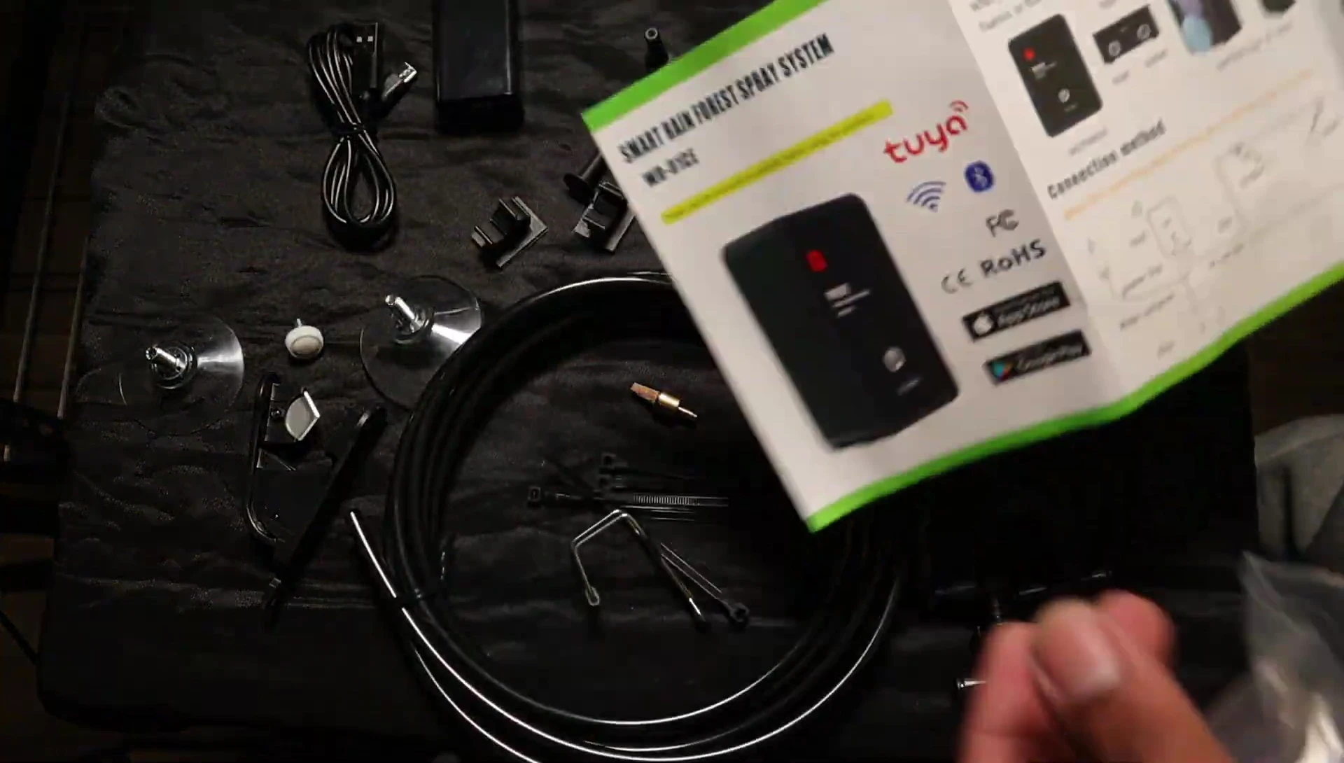 The instruction manual is shown, along with a brief overview of its contents.