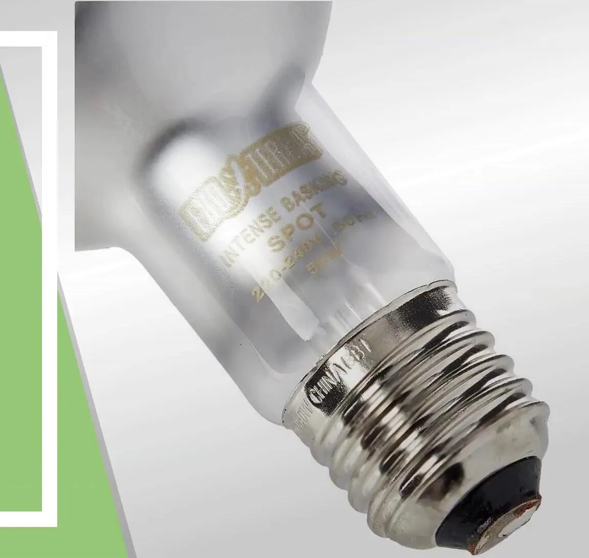 Showcase of the different wattage options for the Exo Terra model.