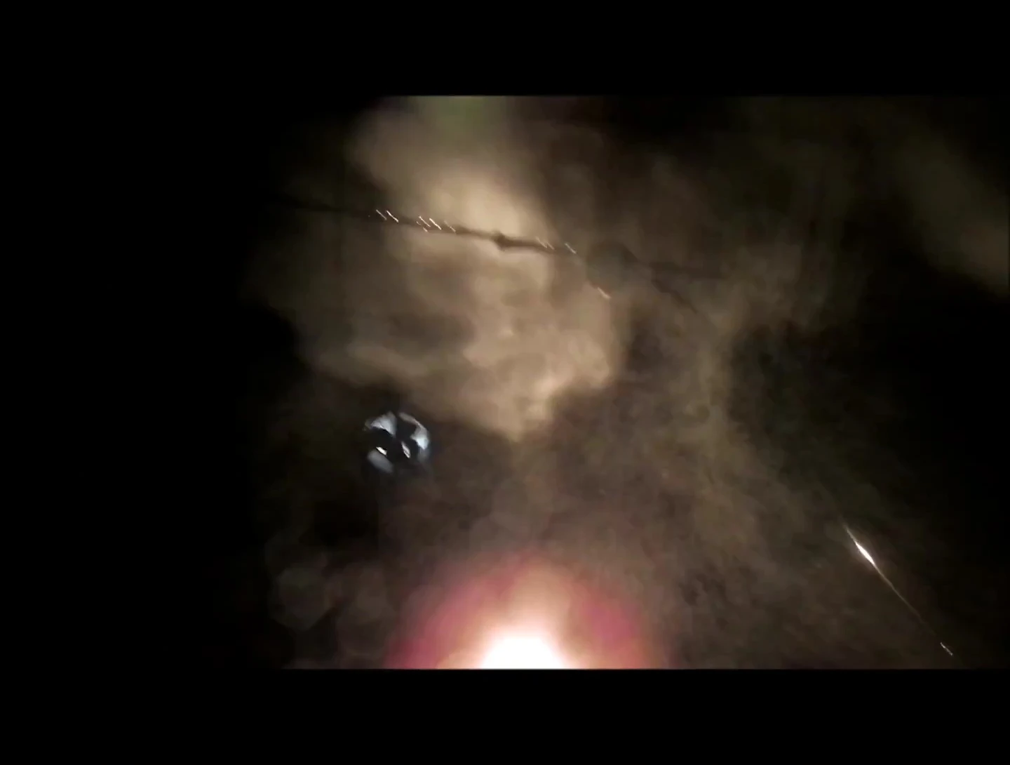 Camera positioned directly under the 200 PSI misting system.