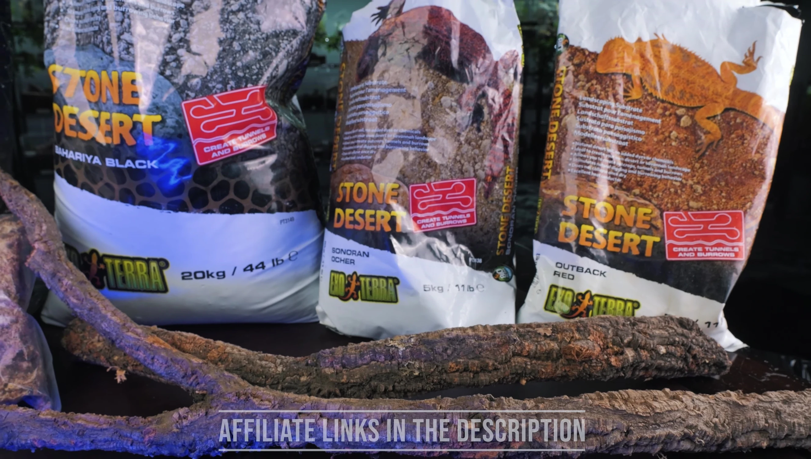 The Exo Terra Stone Desert substrate.