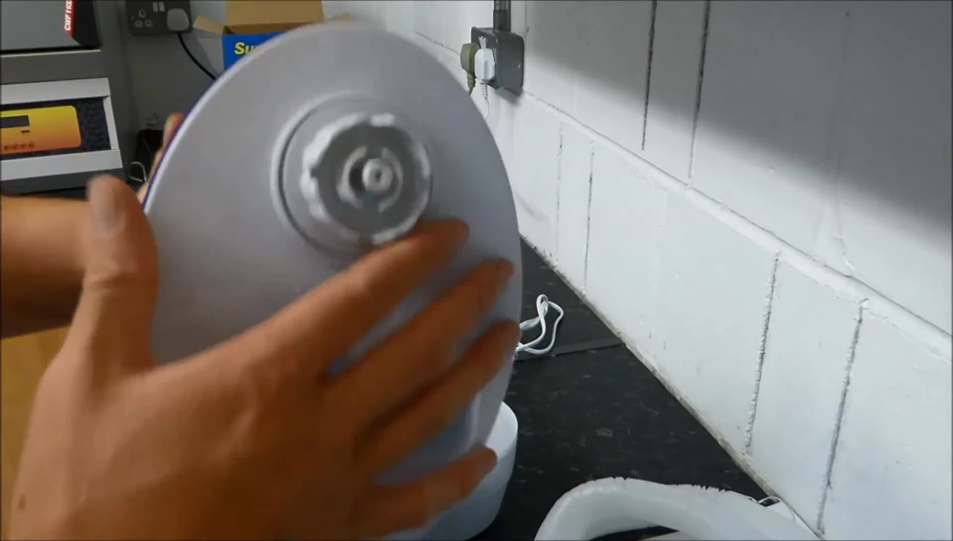 Demonstration of accessing and removing the non-return valve.