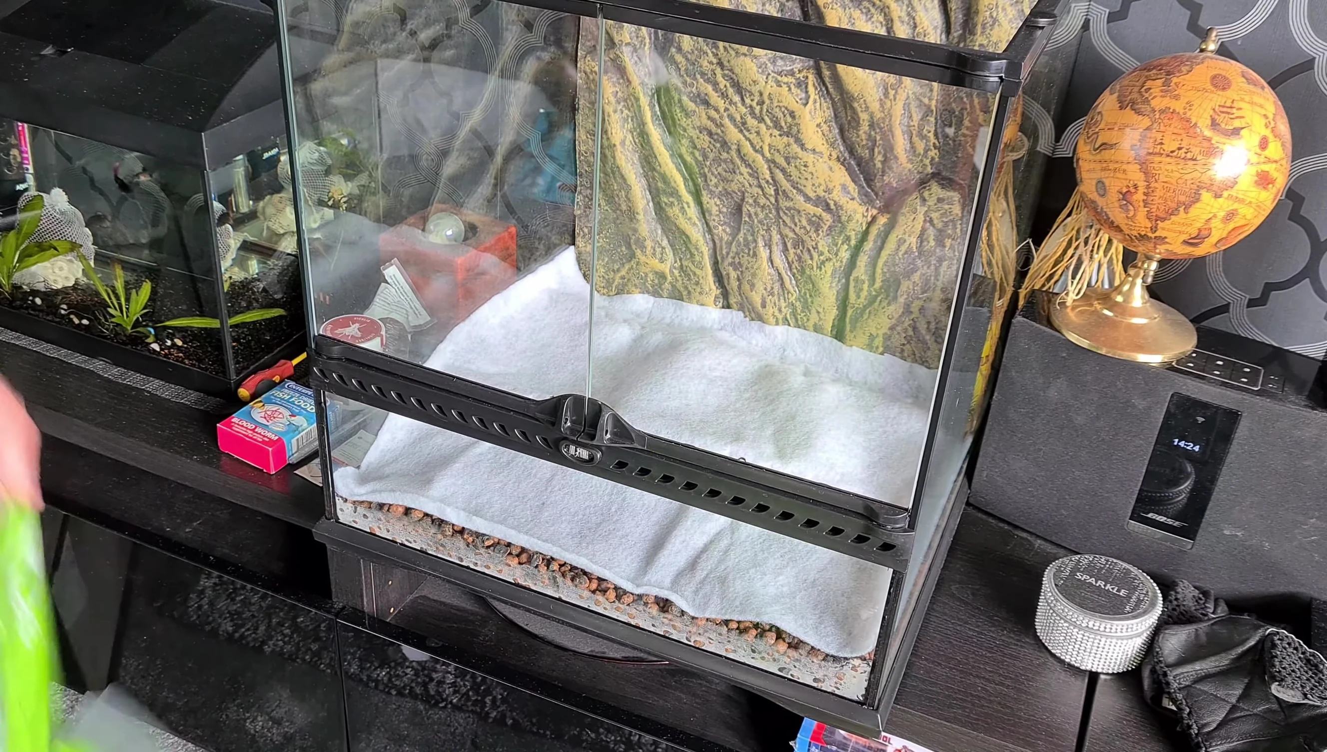 Adding bioactive soil