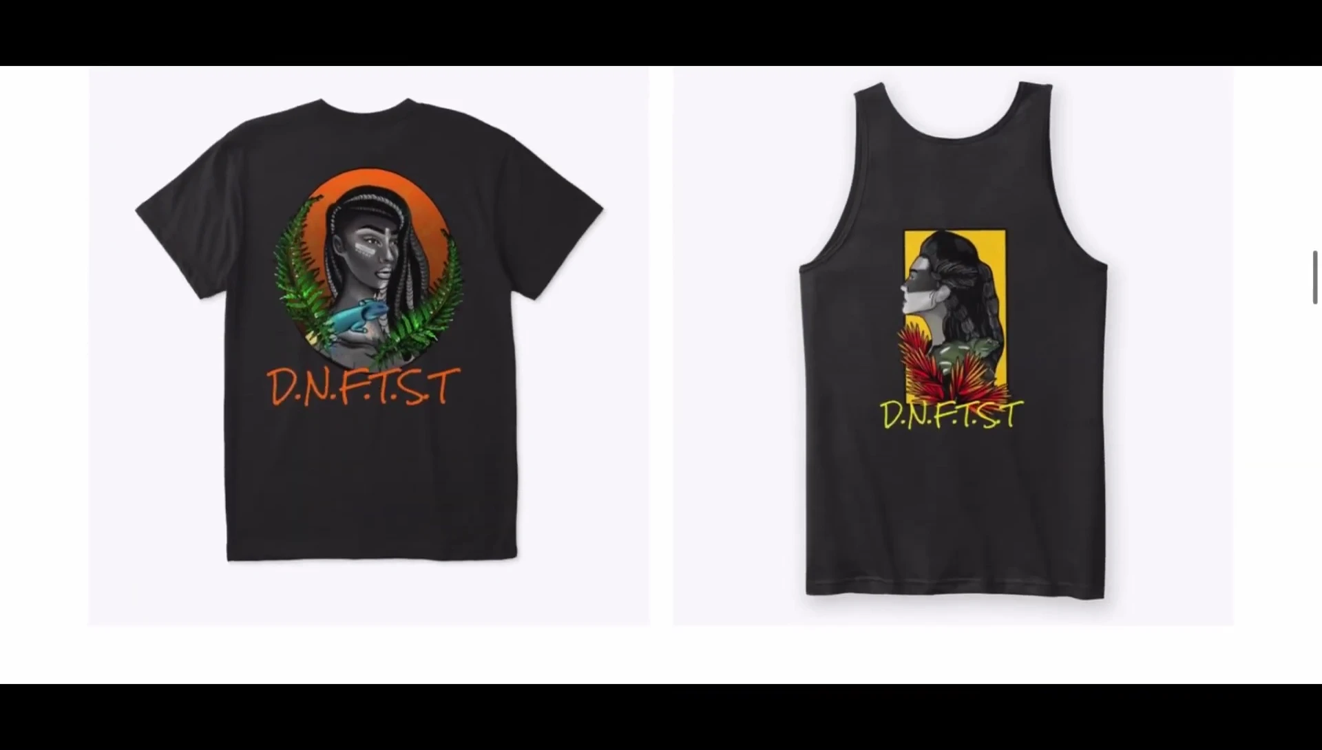 Example of May's Teespring shop designs