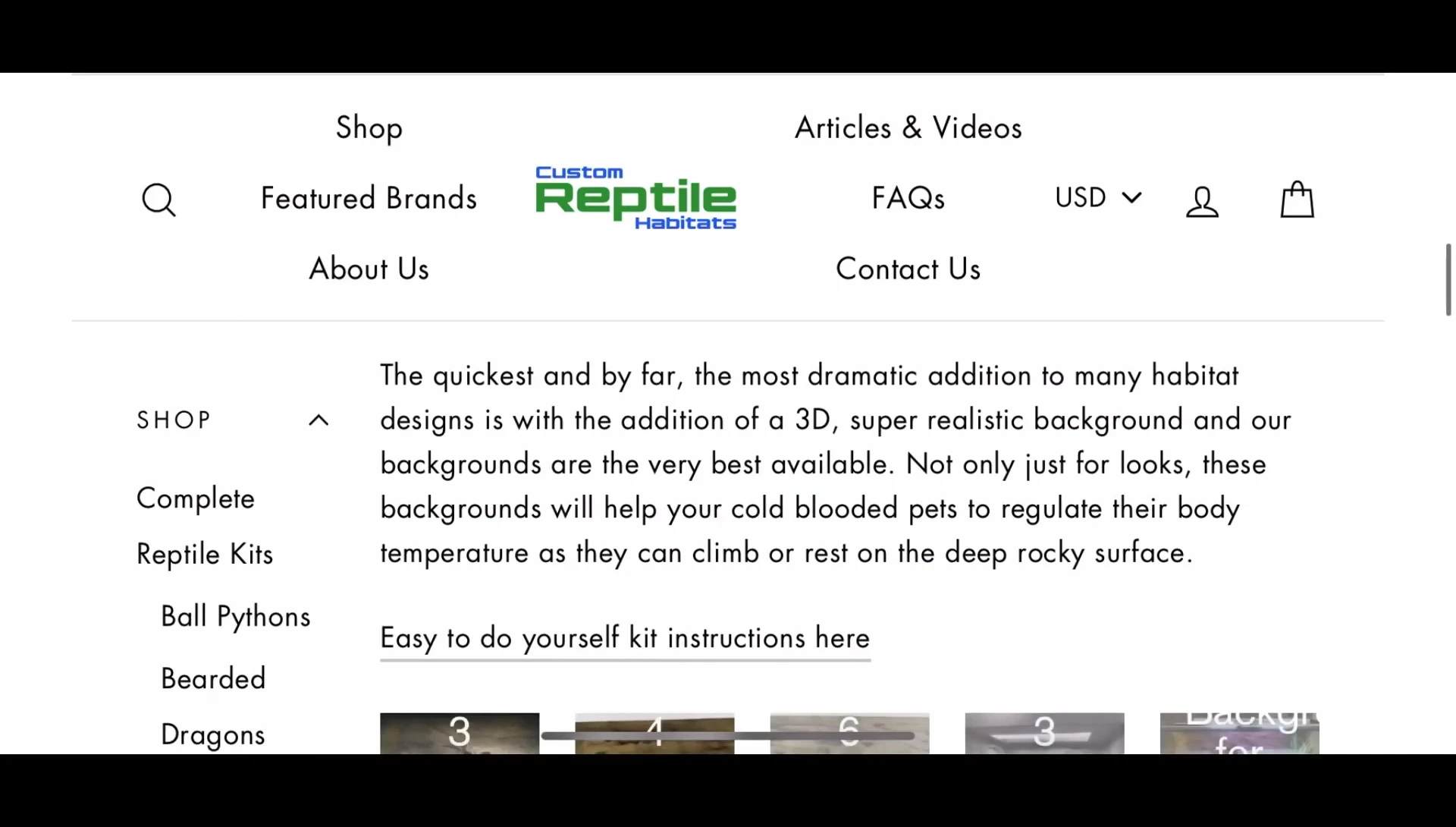 Custom Reptile Habitats background